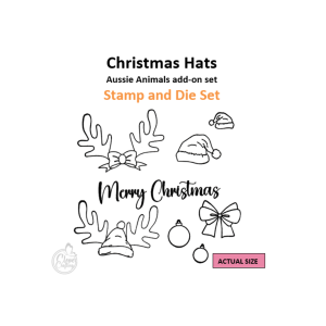 Aussie Animals - Christmas Add-on Stamp and Die Set