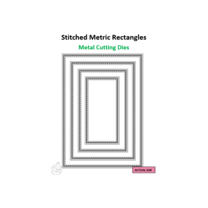 Stitched Metric Rectangle Dies